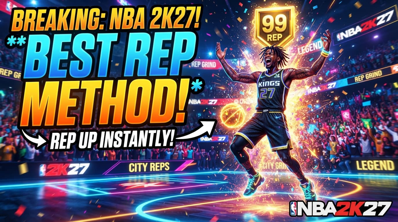 Generic AI-style basketball thumbnail example