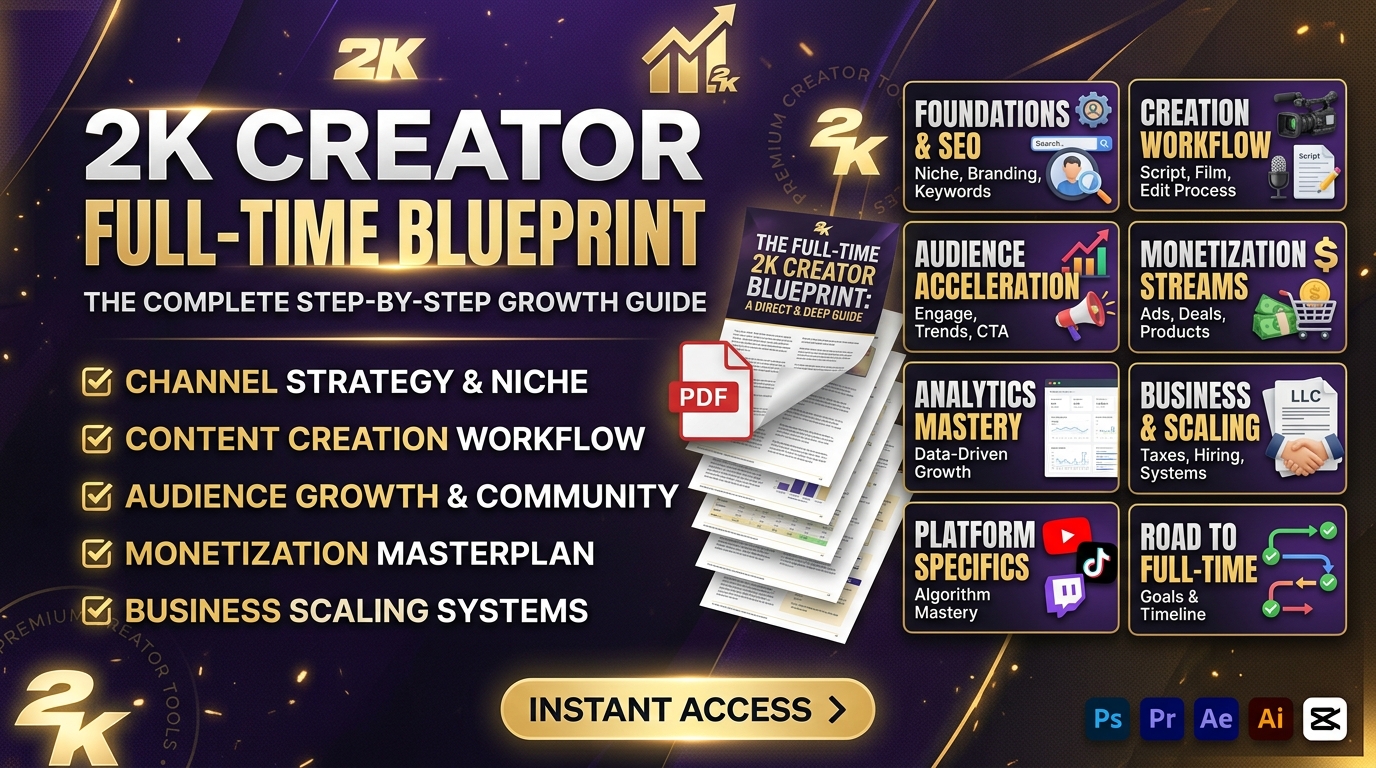 How to Grow as a 2K Content Creator